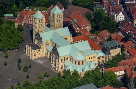 Luftbild M Nster Kathedrale St Paulus Dom In M Nster Im Bundesland