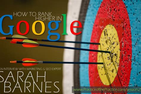 How To Rank Higher In Google An Interview With Sarah Barnes Marketing