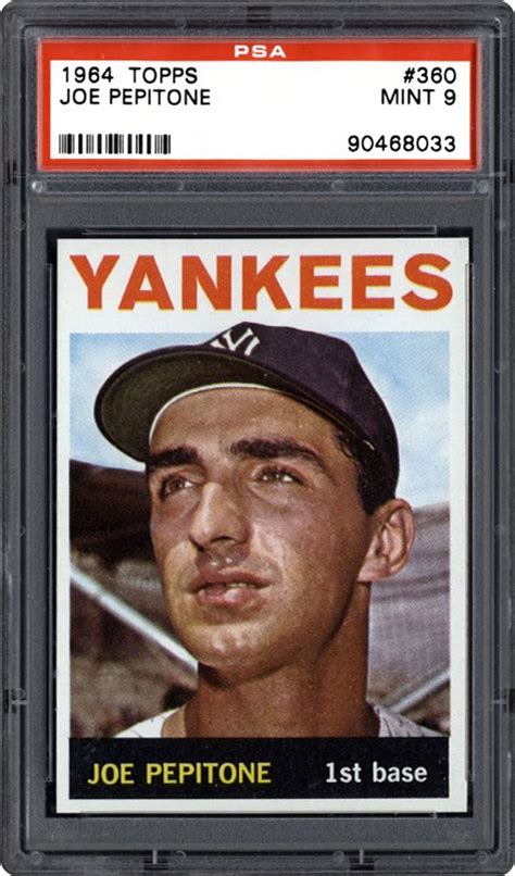 1964 Topps Joe Pepitone | PSA CardFacts®