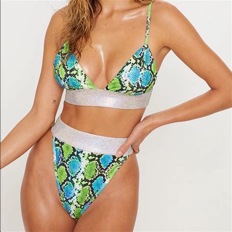 Plt Snakeskin Bikini Gem
