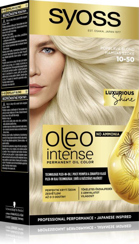 Syoss Oleo Intense Coloration Cheveux Permanente L Huile Notino Be