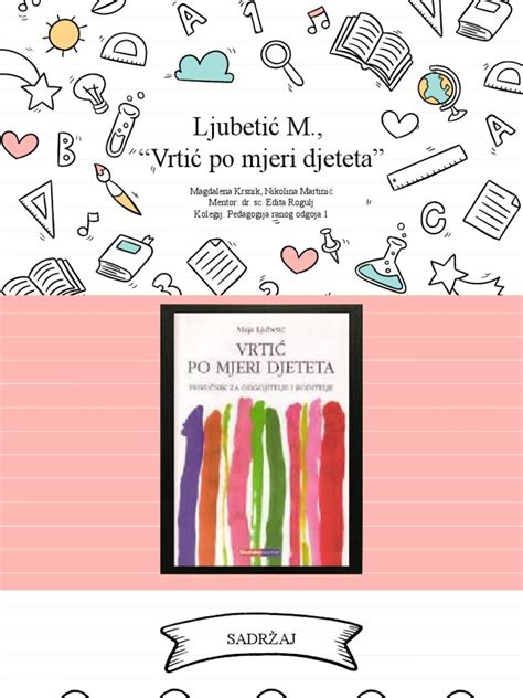 Vrtić Po Mjeri Djeteta Prikaz Knjige Pdf