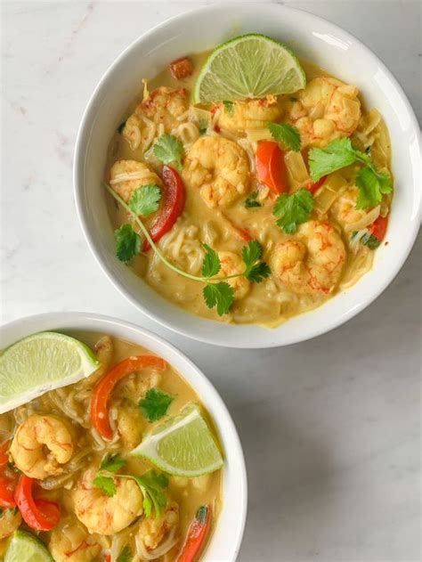 Coconut Thai Shrimp Soup Gluten Free Dairy Free Bananas About Life