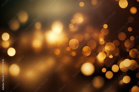 Gold lights bokeh effects. Blurry bokeh wallpaper background. Celebration wallpaper. Golden ...