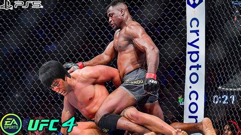 Ufc Bruce Lee Vs Francis Ngannou Ps Youtube