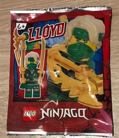 FIGURINE LEGO MINIFIGURE Polybag Ninjago Vert Le Chef Lloyd Double Arme