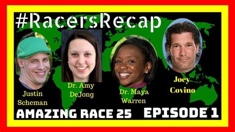 Amazing Race Season 25 Episode 1 With Amy And Maya Racersrecap Youtube