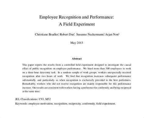 Employee Recognition Awards Template - 12+ Word, PDF, Google Docs, Apple Pages Documents Download