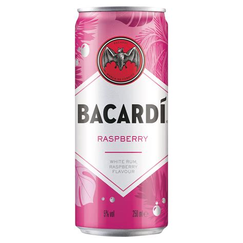 Bacardí Raspberry Spritz Flavoured Rum Mixed Drink 250ml New Year