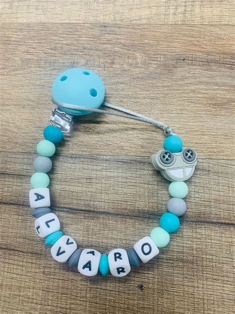 Portachupete Personalizado De Silicona Y Crochet Para Todos La