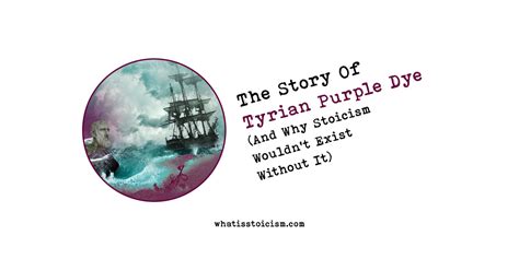 The Story Of Tyrian Purple Dye (And Why Stoicism Wouldn't Exist Without ...