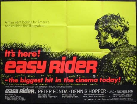 Easy Rider Poster, UK Quad, 1971