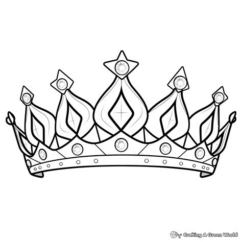 Tiara Coloring Pages - Free & Printable!