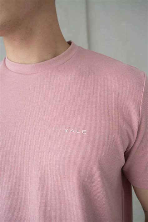 Jual Kale Clothing Kale Jovan Pink Kaos Pria Basic Polos Lengan