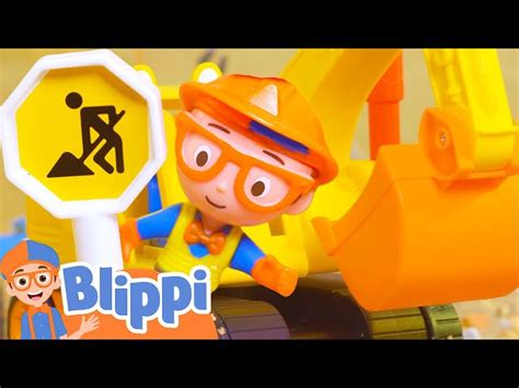 Blippi Plays with Excavator Toys! | Blippi Excavator Song | Vehicle ...