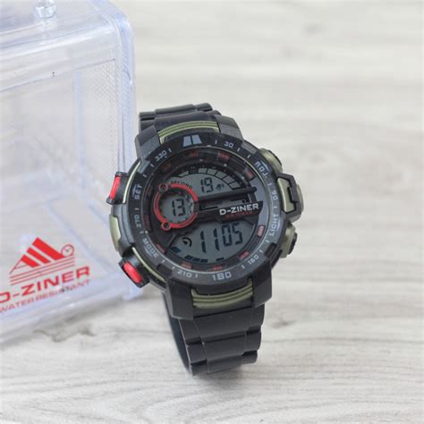 Jual Jam Tangan Pria D Ziner D Digital Time Original Anti Air