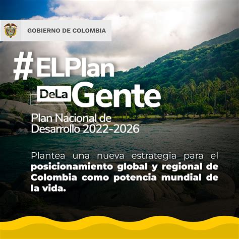 Dnp Colombia On Twitter ElPlanDeLaGente