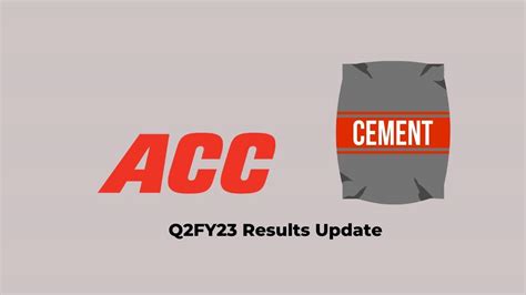 Acc Cement Q Results Fy Revenue Up By Paisa