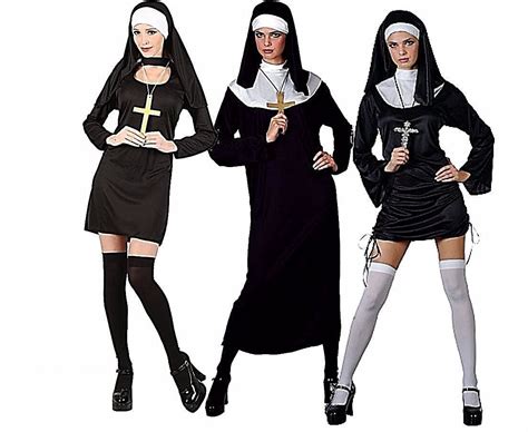 Ladies Nun Holy Sinful Sister Mother Superior Act Fancy Dress Costume Uk 8 28 Ebay