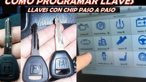 Cómo programar llave con chip tech10