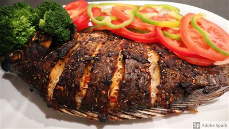 How To Grilled Spicy Tilapia Fish In Oven YouTube