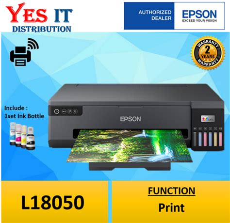 Epson L1800 L18050 A3 Photo Colour Inkjet Printer With Anti Uv Ink