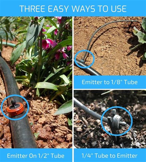 3 Tips for Installing Pressure-Compensating Drip Irrigation Emitters ...