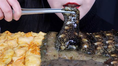 Asmr 해삼 멍게 먹방 Sea Cucumber Sea Squirt Eating Sounds Mukbang Youtube