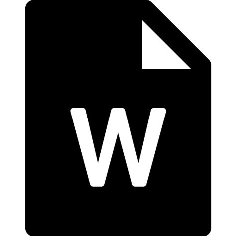 File word icon vector download free - 2