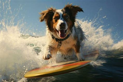 Dog Surfing Stock Photos, Images and Backgrounds for Free Download