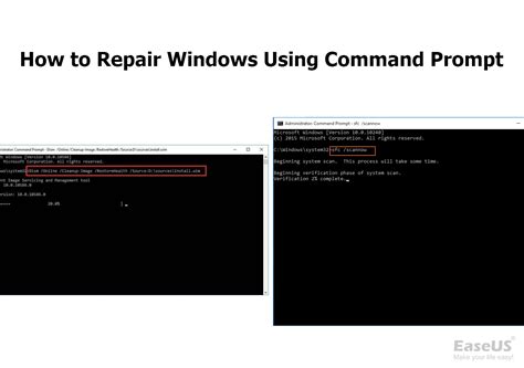 How To Repair Windows 10 Using Command Prompt 3 Ways EaseUS