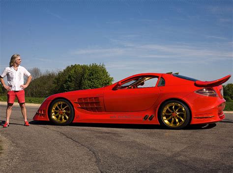 Mercedes Slr Mclaren 999 Red Gold Dream Schweizer Alp Traum Auto Motor Und Sport