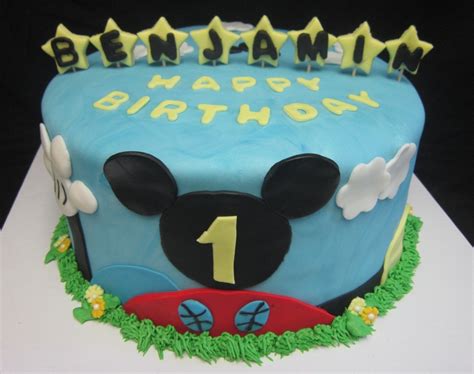 Mickey Mouse Clubhouse 1st Birthday Cake