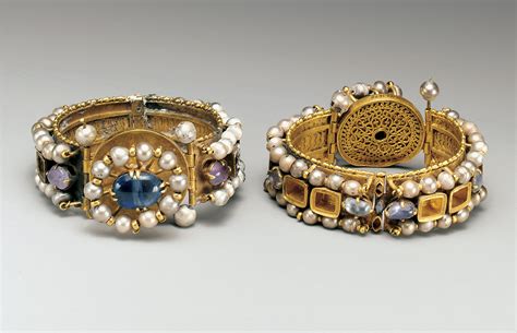 Pair Of Jeweled Bracelets Byzantine 171901670 1671 Heilbrunn