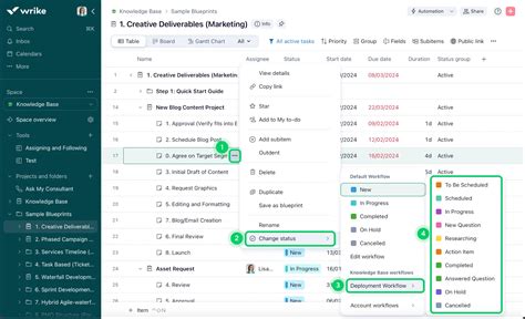 Tasks In Table View Wrike Help Center