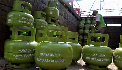 Konsumen Resmi Lpg 3 Kg Bersubsidi Capai 6 7 Juta Orang Foto