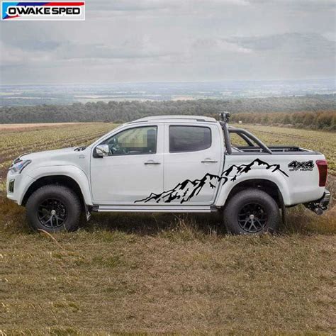 Jual STICKER STIKER MOBIL ISUZU DMAX MOUNTAIN 4X4 OFF ROAD Shopee