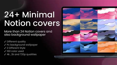 Notion Covers for pages & templates: Aesthetic Cover Packs