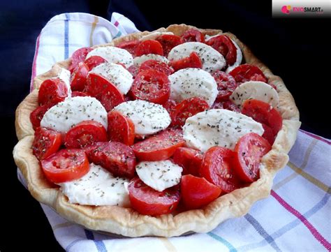 Torta Salata Pomodoro E Mozzarella Ricetta Estiva Evofood It