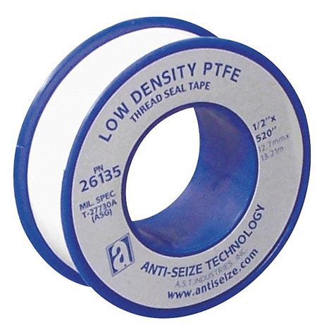 Anti Seize Tech Poly Temp Low Density Thread Sealant Tape Pdl