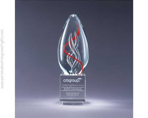 Personalized Engraved Art Glass Awards and Gifts