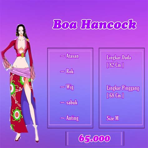 Jual Kostum Boa Hancock Shopee Indonesia