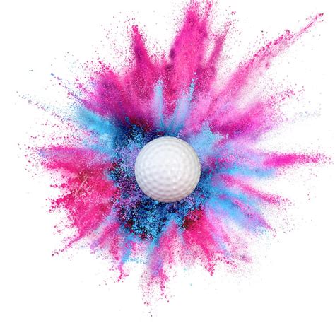 Golf Ball Gender Reveal Gender Reveal Golf Balls With Tee Filled With