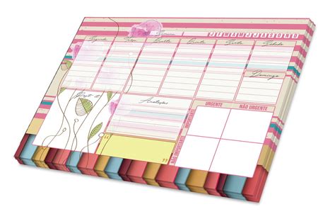 Planner De Mesa Semanal Listras Elo7 Produtos Especiais