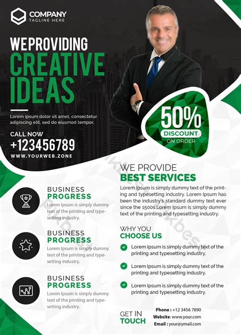 We Providing Creative Ideas Business Flyer | PSD Free Download - Pikbest