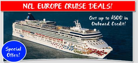 NCL Europe Cruise Sale