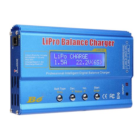 80w 6a Lipo Battery Balance Charger Discharger For Lipo，li Ion，li Fe，lihv Battery 1 6s Nimh