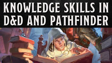 How To Use Lore Skills In Pathfinder : r/Pathfinder2e