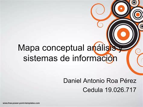 Mapa Conceptual Analisis Y Diseño De Sistemas Ppt