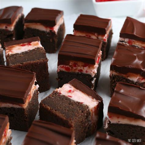 Triple Layer Cherry Brownies • Pint Sized Baker